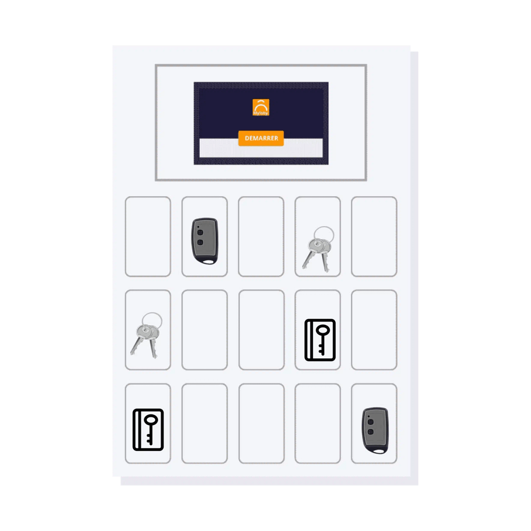 Armoire à clé connectée